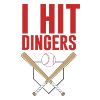 I Hit Dingers Baseball