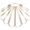 shimmering drawing of a scallop