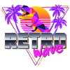Synthwave Dinosaur