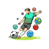 Solar Sytem Soccer Player Soccer