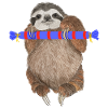Sloth with gift