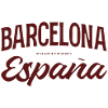 Barcelona Spanien Script Logo