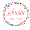 Lehrerin mit Herz - personalisierbar