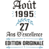 27 ans anniversaire aout 1995
