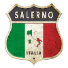 Salerne Italie Armoiries Drapeaux Design