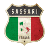 Sassari Italie Armoiries Drapeaux Design