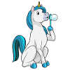 Einhorn Seifenblasen