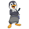 Pinguin Friseur Kamm