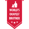 Logo Worlds okayest Brother