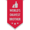 Worlds okayest Brother Banner