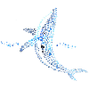 baleine à l'aquarelle