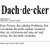 Dachdecker Lustige Berufs Definition