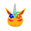 Halloween Einhorn