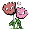 Fleurs Amitié Plantes Drôles Amis