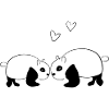 Panda Dear Lovers Animal Animals