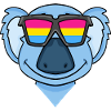 Koala pansexuel - Koala avec lunettes