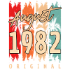 40e anniversaire août 1982