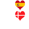 Denmark and Spain Genius / gift