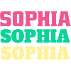 Sophia Cadeaux d’anniversaire Nom Prénom