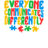 Jeder kommuniziert anders Hemd, Puzzle