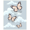 Danish Pastel Aesthetic Butterflies