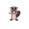 Biber Nagetier Zoo Geschenk