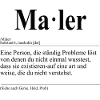 Maler Lustige Berufs Definition