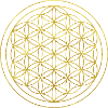 Flower of Life No.1 gold