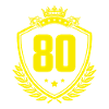 80 Zahl Wappen