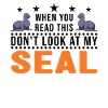 Robbe Geschenk Seal Seelöwe