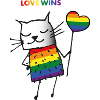 Love Wins - Pride Cat