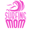 Surfing Mama Surfing Surfer Surfboard