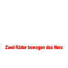 Zwei Räder bewegen das Herz