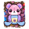 Kawaii Goth Teddy Bear