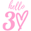 bonjour 30. 30e anniversaire