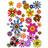 Flower Power Flowers Pop Art Peace Love