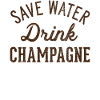 Save on water drink
