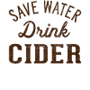 Save cider from water drink
