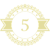 5 Number Emblem