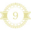 9 Number Emblem