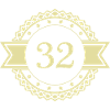32 Number Emblem