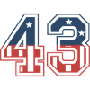 Number 43 USA