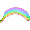 Regenbogen Banane
