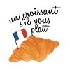 Un Croissant Sil Vous Fläta - Fransk Croissant