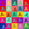 Vélo d’art moderne VTT Fahrrad