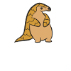 Drôle pangolin amant Pangolin Chuchoteur