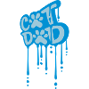 Cat Dad Graffiti Paw