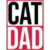 Cat Dad Logo Shield