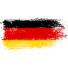 Brushstroke German Flag