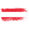 Austrian Brushstroke Flag